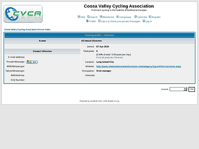 http://cvca.org/phpBB2/profile.php?mode=viewprofile&u=375336