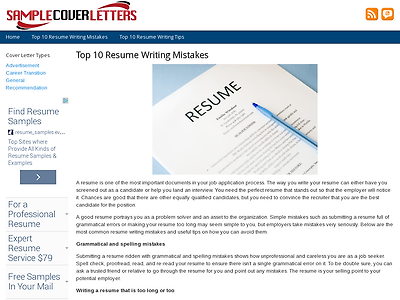 http://coverlettersample.org/top-10-resume-writing-mistakes/