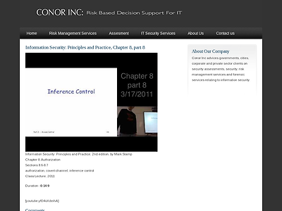 http://www.conorinc.com/security/information-security-principles-and-practice-chapter-8-part-8