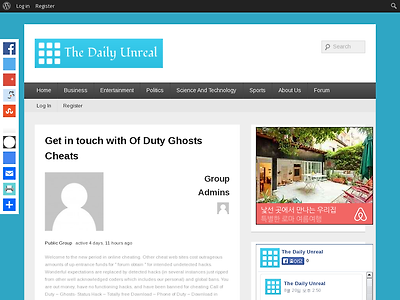 http://dailyunreal.com/groups/get-in-touch-with-of-duty-ghosts-cheats/