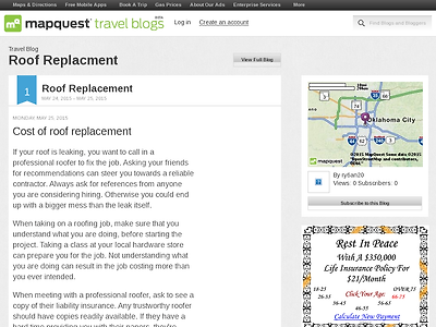 http://journal.mapquest.com/ry6an20/roof-replacment/roof-replacement