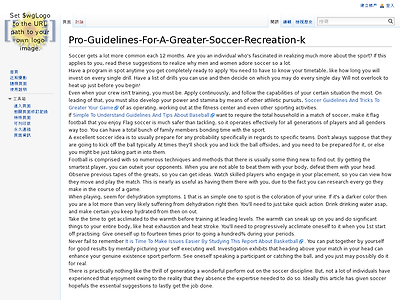 http://59.125.224.93/MediaWiki/index.php?title=Pro-Guidelines-For-A-Greater-Soccer-Recreation-k