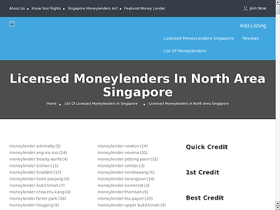 http://www.moneylenderreview.com.sg/list-of-moneylenders/categories/moneylenders-north-area-singapore
