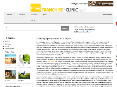 http://www.franchise-clinic.com/clarifying-speedy-methods-of-lingerie/