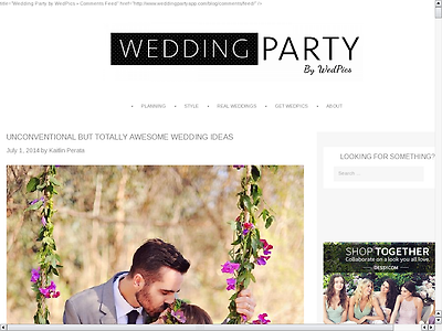 http://www.weddingpartyapp.com/blog/2014/07/01/unconventional-wedding-ideas/