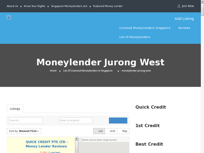 http://www.moneylenderreview.com.sg/list-of-moneylenders/categories/moneylender-jurong-west