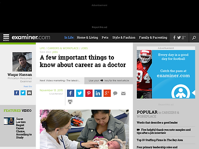 http://www.examiner.com/article/a-few-important-things-to-know-about-career-as-a-doctor