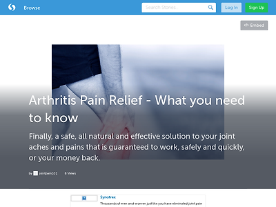 https://storify.com/jointpain101/arthritis-pain-relief-what-you-need-to-know