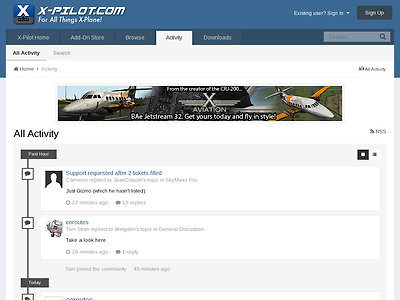 http://forums.x-pilot.com/?app=core