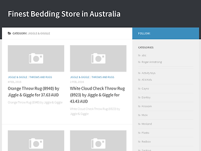 http://www.beddingstoreaustralia.cf/category/throws-and-rugs/jiggle-giggle-throws-and-rugs/