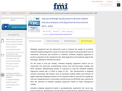 http://www.futuremarketinsights.com/reports/industrial-weighing-equipment-market