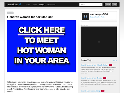http://www.purevolume.com/listeners/narrowapex3455/posts/3335402/women+for+sex+Madison