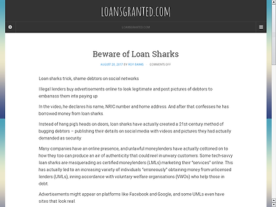 http://loansgranted.com/beware-loan-sharks/