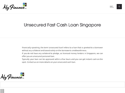 http://www.myfinancesg.com/unsecured-fast-cash-loan-singapore/
