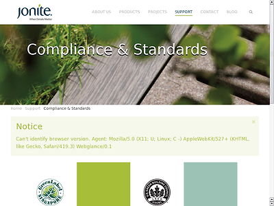 http://www.jonite.us/support/compliance-standards