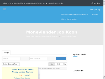 http://www.moneylenderreview.com.sg/list-of-moneylenders/categories/moneylender-joo-koon