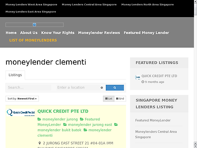 http://www.moneylenderreview.com.sg/list-of-moneylenders/categories/moneylender-clementi