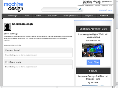 http://machinedesign.com/users/shailendrasingh?intlink=ViewProfile_MyAcctButton