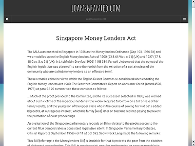 http://loansgranted.com/singapore-money-lenders-act/