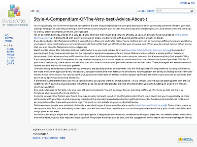 http://www.proxvm.com/wiki/index.php?title=Style-A-Compendium-Of-The-Very-best-Advice-About-t