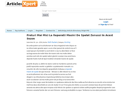 http://www.articlesxpert.com/article/1290916/Preturi-mai-mici-la-reparatii-masini-de-spalat-Zanussi-in-acest-sezon