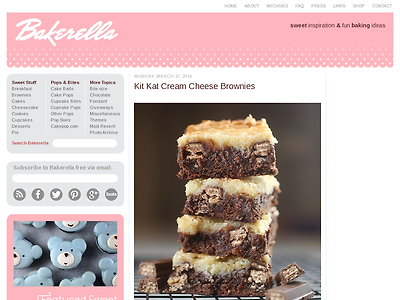 http://www.bakerella.com/kit-kat-cream-cheese-brownies/
