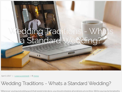 http://braungreer1.total-blog.com/wedding-traditions-whats-a-standard-wedding-5329302