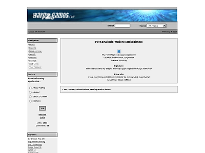 http://www.warp2games.com/modules.php?name=Your_Account&op=userinfo&username=MarkoTimmo