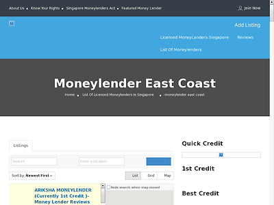 http://www.moneylenderreview.com.sg/list-of-moneylenders/categories/moneylender-east-coast