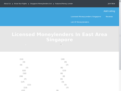 http://www.moneylenderreview.com.sg/list-of-moneylenders/categories/moneylender-east-area-singapore