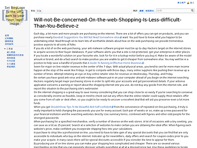 http://59.125.224.93/MediaWiki/index.php?title=Will-not-Be-concerned-On-the-web-Shopping-Is-Less-difficult-Than-You-Believe-z