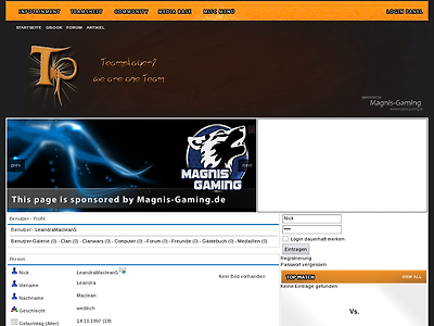 http://www.teamplayerz.de/index.php?mod=users&action=view&id=956125