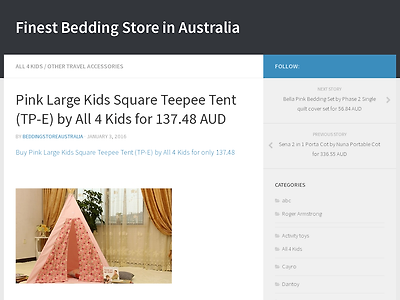http://www.beddingstoreaustralia.cf/pink-large-kids-square-teepee-tent-tp-e-by-all-4-kids-for-137-48-aud/