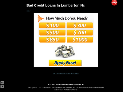 http://nestbadcreditloansinlumbertonnc.soup.io/