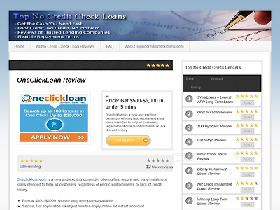 http://topnocreditcheckloans.com/reviews/oneclickloan-review