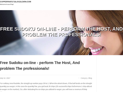 http://copperpants7.blog2learn.com/5071623/free-sudoku-on-line-perform-the-host-and-problem-the-professionals