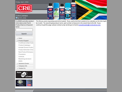 http://www.crcindustries.co.za/support/linkclick.aspx?Name=Zinc-It174; Instant Cold Galvanize, 13 Wt Oz