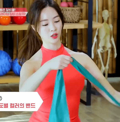 양정원의 스타일리시한 홈트레이닝