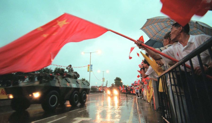 홍콩이 중국에 반환 되던 날