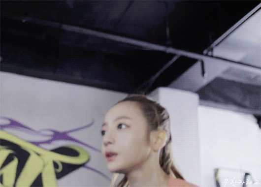 운동하는 구하라.gif | 인스티즈