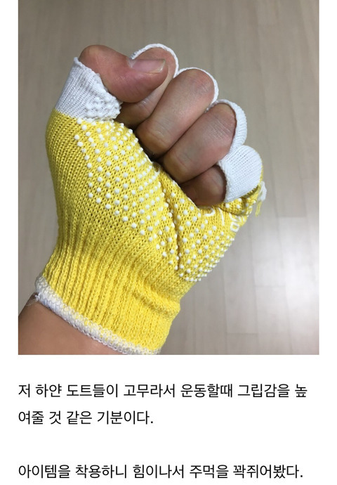 운동용 장갑