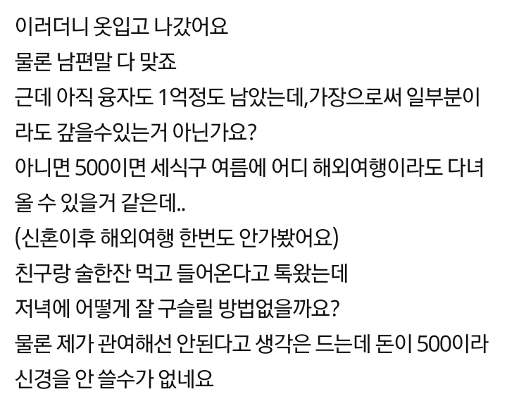 남편의 비상금