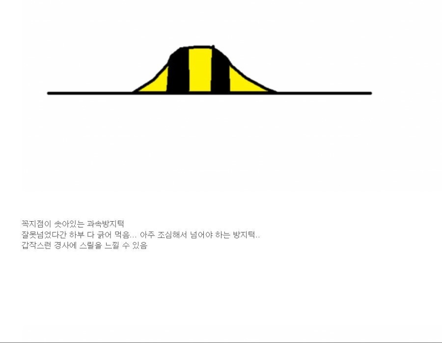 국내 도로 과속방지턱 유형