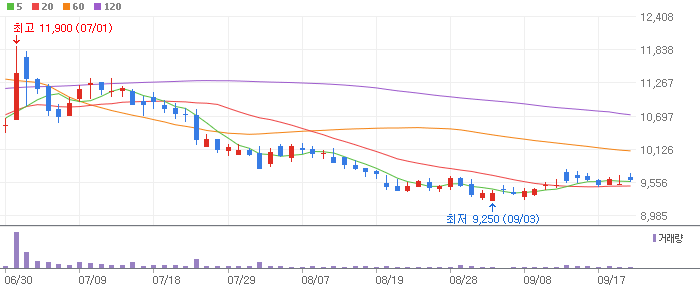 한동훈 테마 관련주 대상홀딩스(084690)