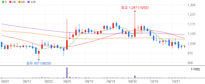 엔지켐생명과학 차트 분석