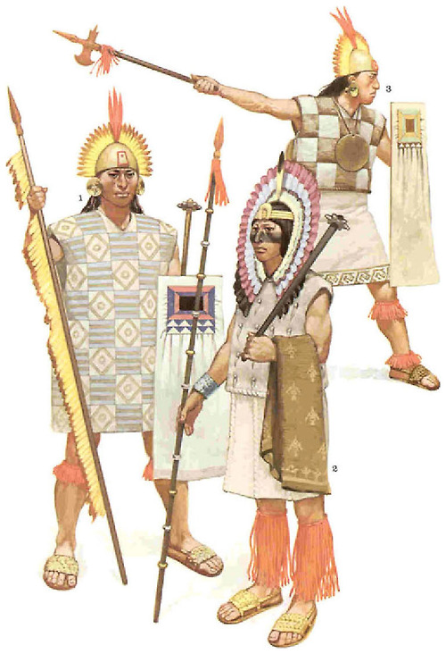 잉카족 전사의 복장