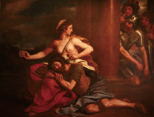 이탈리아 화가 구에르치노가 그린 〈삼손과 데릴라〉. 생상스의 오페라 〈삼손과 데릴라〉는 구약성서의 이야기를 바탕으로 만든 것이다.