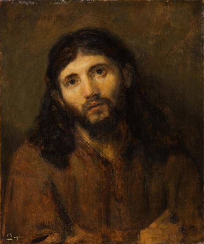렘브란트 작 ‘예수의 초상’. 1648~54년에 제작됐다. 예수의 눈이 참 맑다.