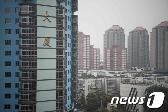 중국 베이징 차오양구의 아파트. © AFP=뉴스1