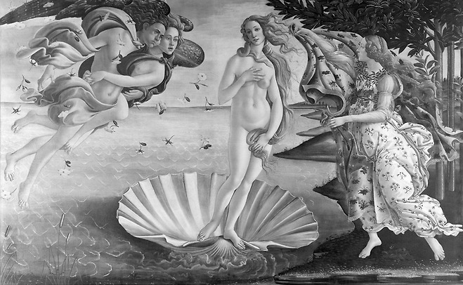 비너스의 탄생, Sandro Botticelli, 1485